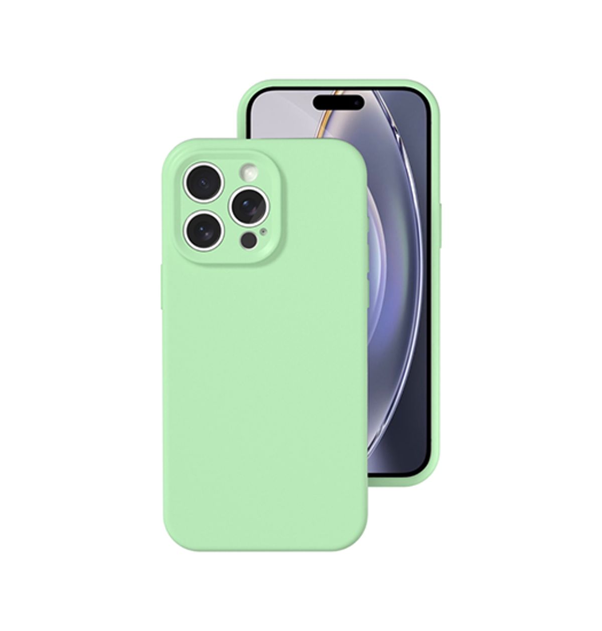 iPhone 16 Pro - Deluxe&trade; Jelly Silikone Cover - Mint Grøn