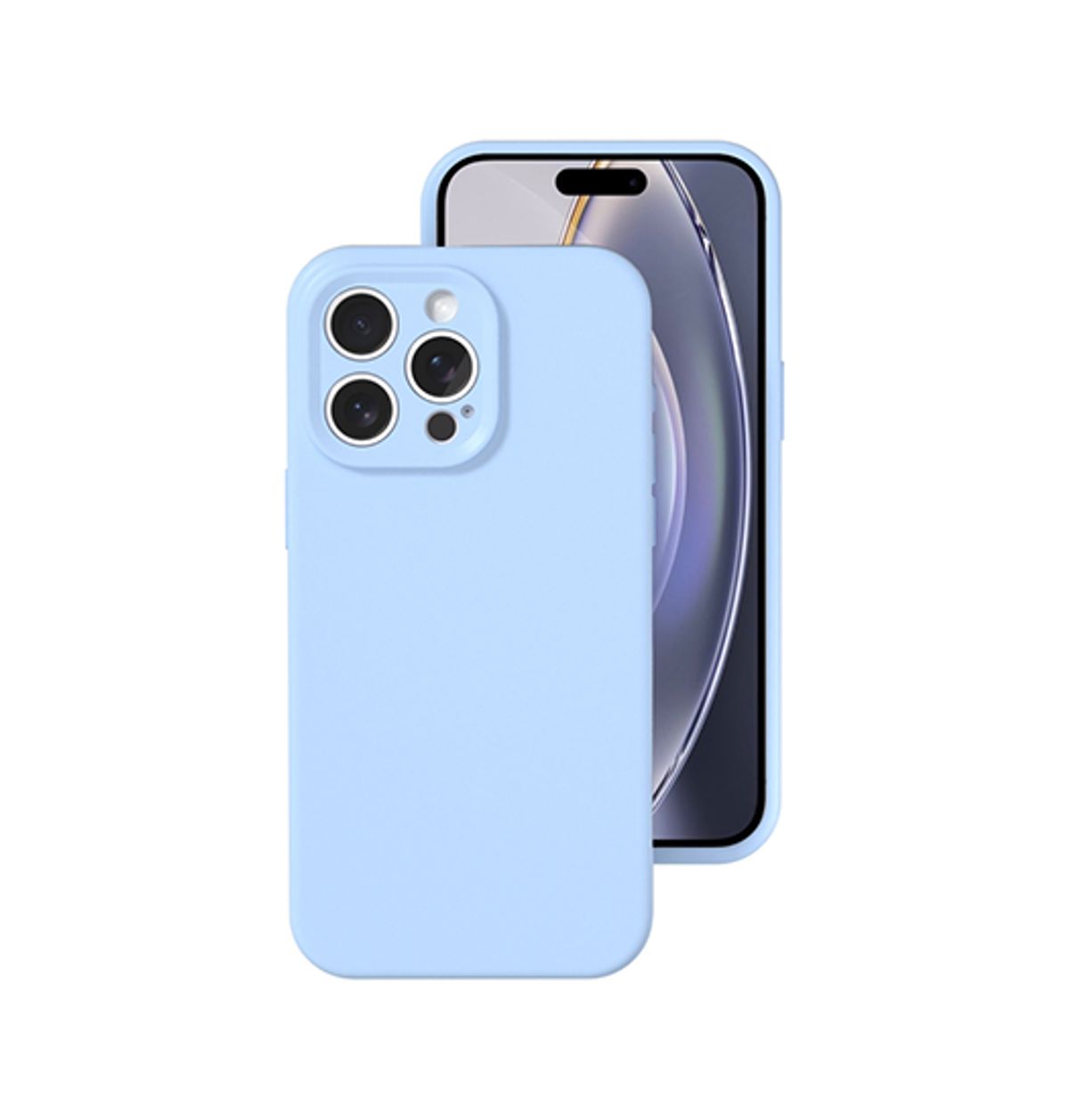 iPhone 16 Pro - Deluxe&trade; Jelly Silikone Cover - Sky Blue