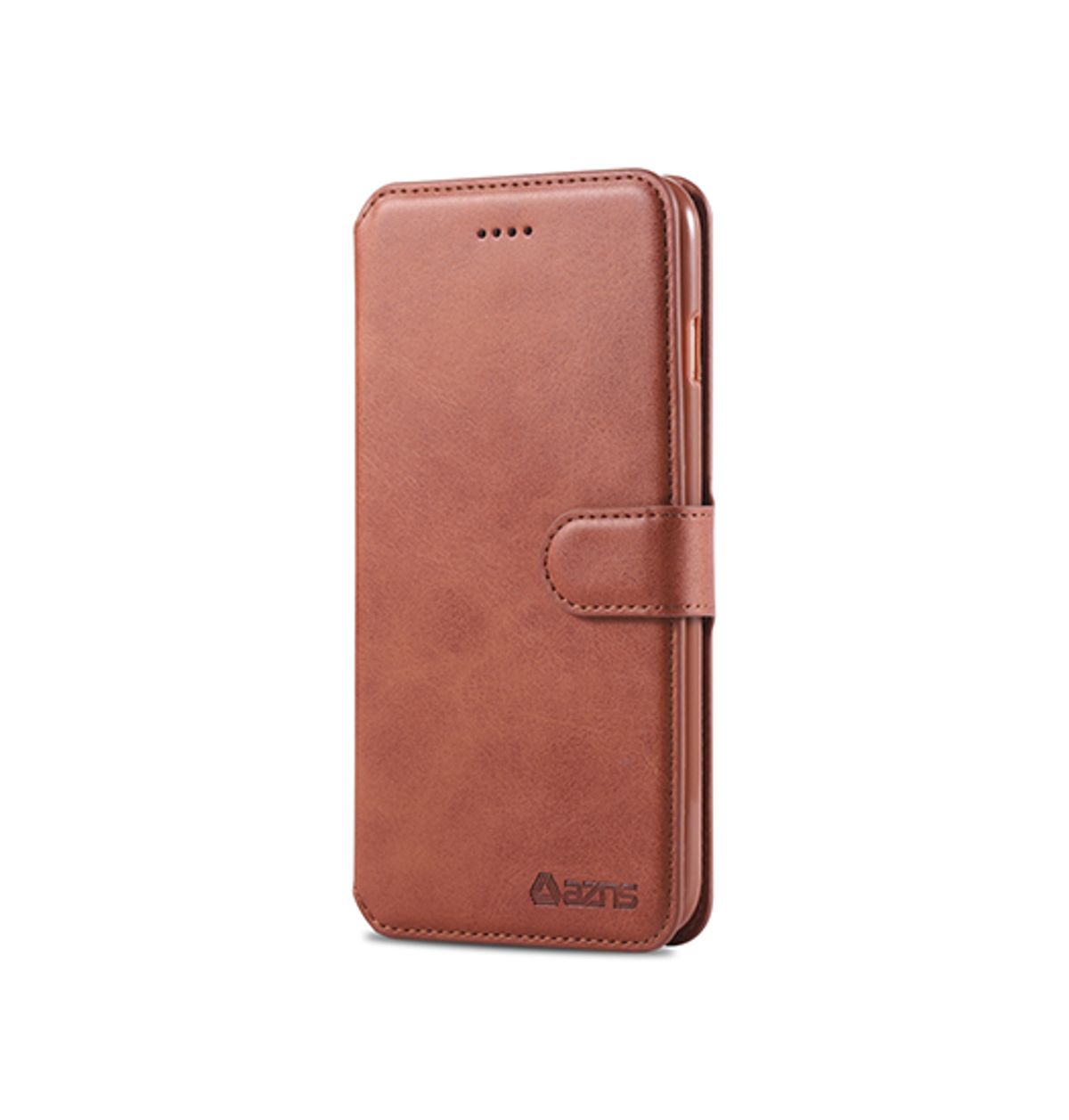 iPhone 6/6s - AZNS&trade; Diary Læder Etui / Taske M. Pung - Brun