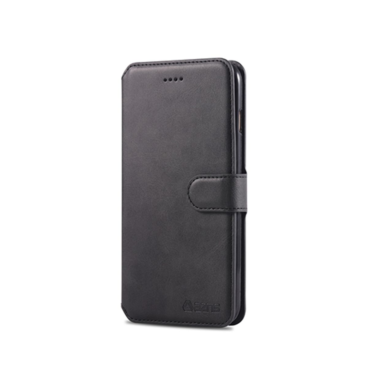 iPhone 6/6s - AZNS&trade; Diary Læder Etui / Taske M. Pung - Sort