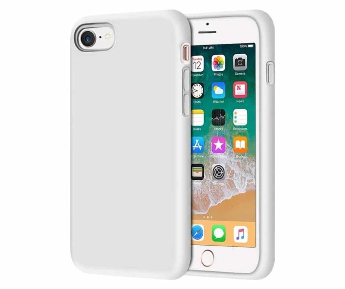 IPHONE 7/8/ SE 2020/SE 2022 LIQUID SILIKONE COVER - Hvid - iHero