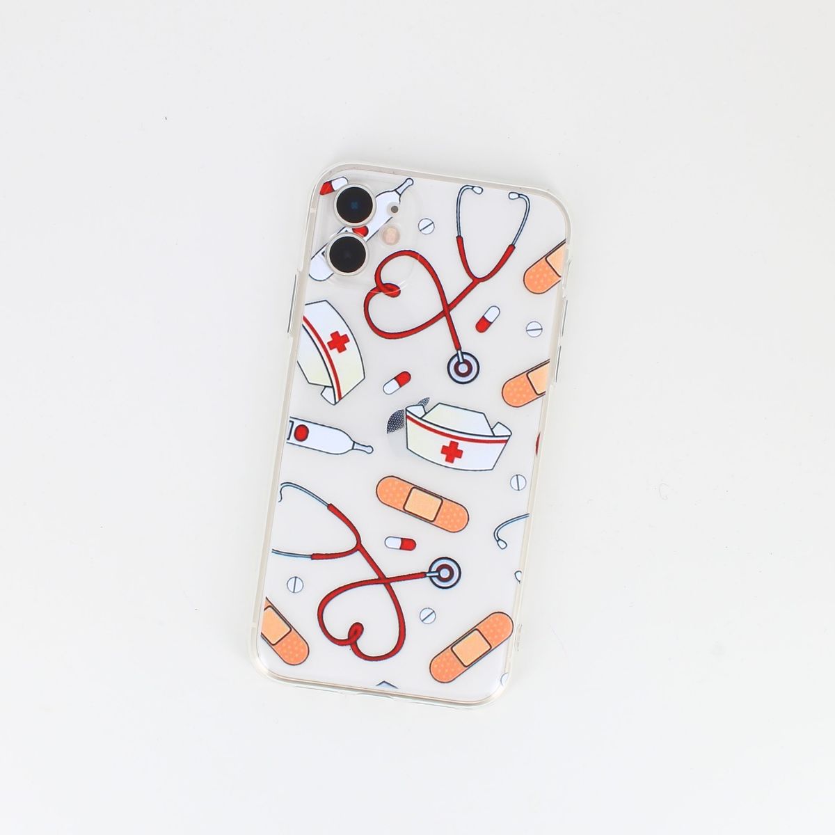 iPhone cover i silikone med flot print - iPhone 8