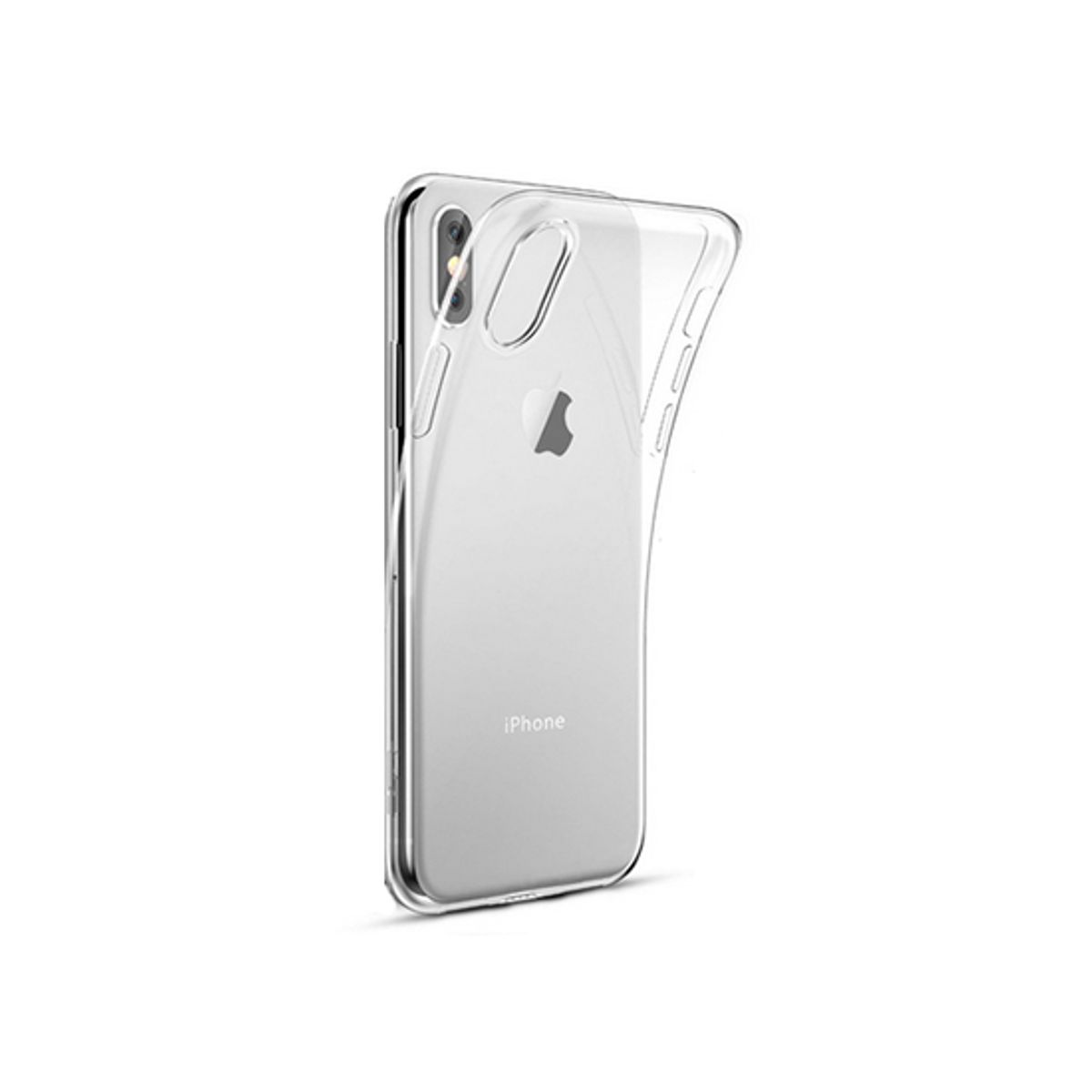 iPhone X/Xs - DeLX&trade; Ultra Silikone Cover - Gennemsigtig