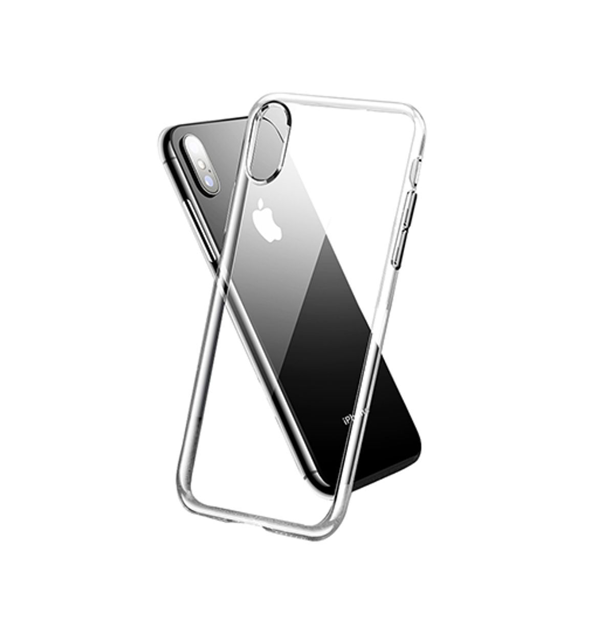 iPhone X/Xs - Premium 0.3 Silikone Cover - Gennemsigtig