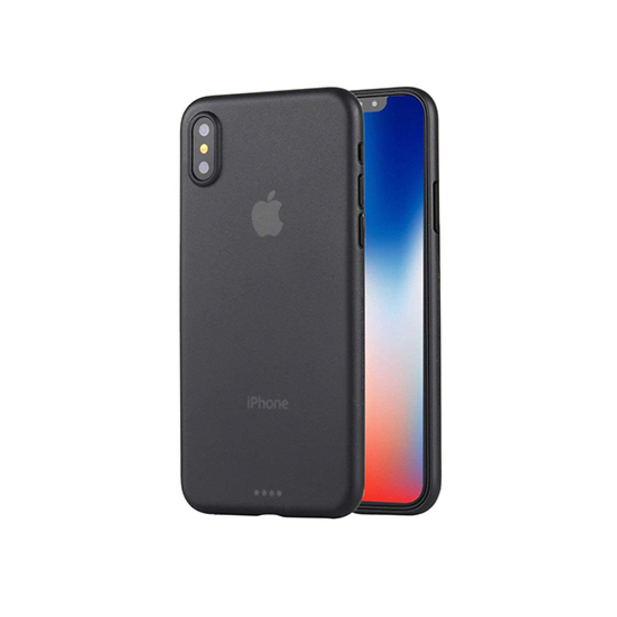 iPhone X/Xs - Ultratynd Matte Series Cover V.2.0 - Sort