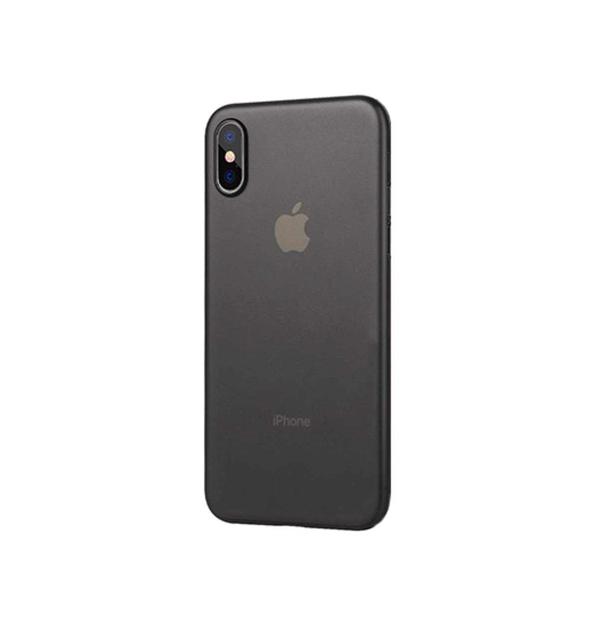 iPhone X/Xs - Valkyrie Ultra-Tynd Cover - Sort/Gennemsigtig