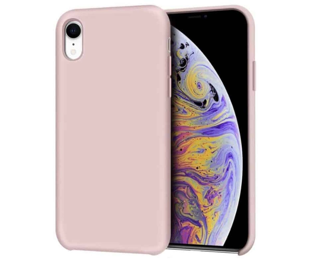 IPHONE XR LIQUID SILIKONE COVER - Pink - iHero