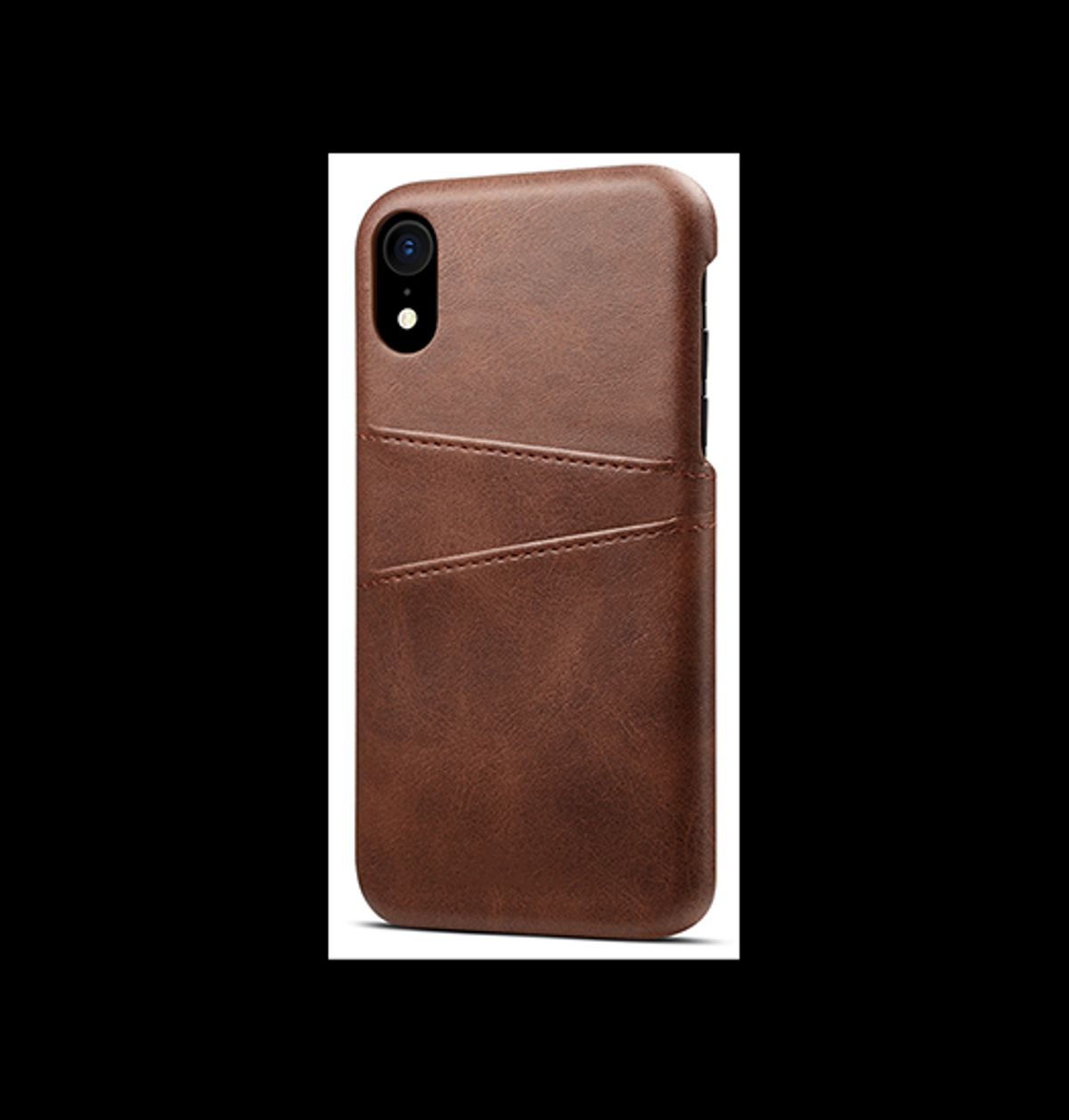 iPhone XR - NX Design Læder Cover M. Kortholder - Brun