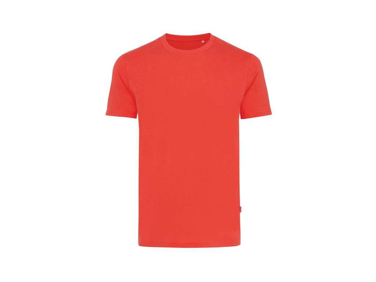 Iqoniq Bryce T-shirt i Genanvendt Bomuld, Luscious red