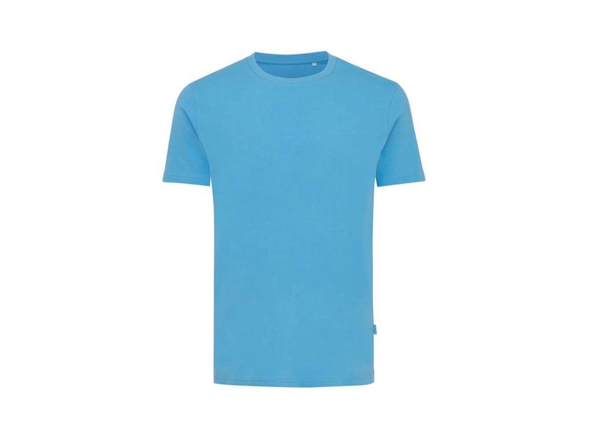 Iqoniq Bryce T-shirt i Genanvendt Bomuld, Tranquil Blue