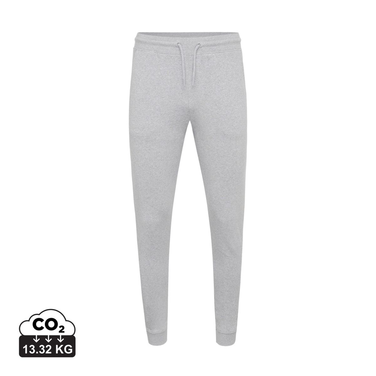 Iqoniq Cooper Jogger i Genanvendt Bomuld, Heather Grey