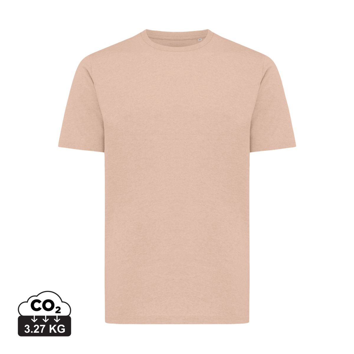 Iqoniq Sierra Letvægts T-shirt af Genanvendt Bomuld, Peach Nectar