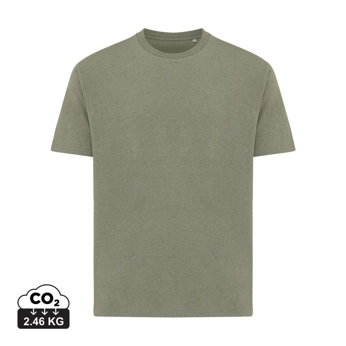 Iqoniq Teide T-shirt i Genanvendt Bomuld, Heather Green