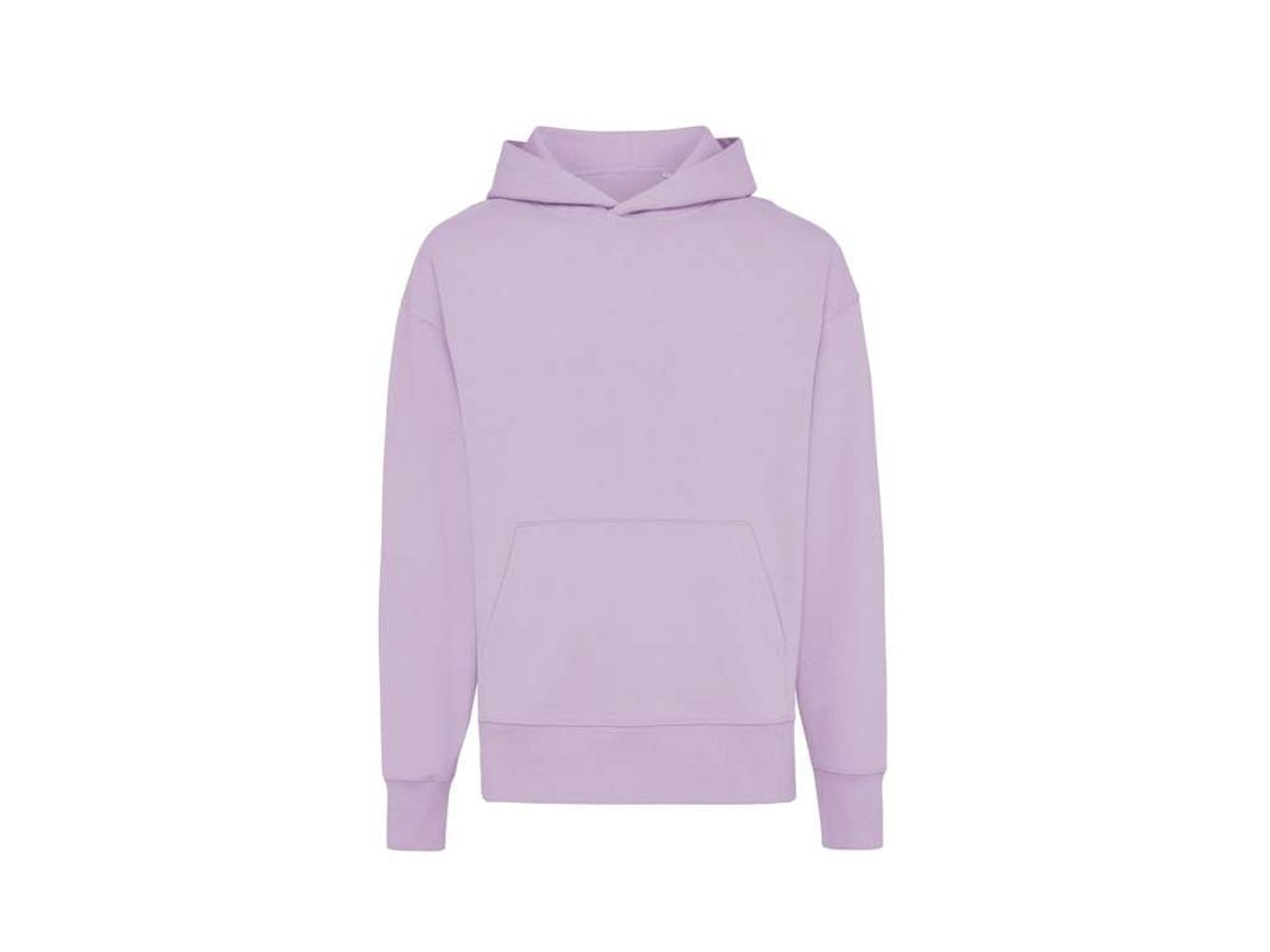 Iqoniq Yoho Afslappet Hoodie i Genanvendt Bomuld, Lavender