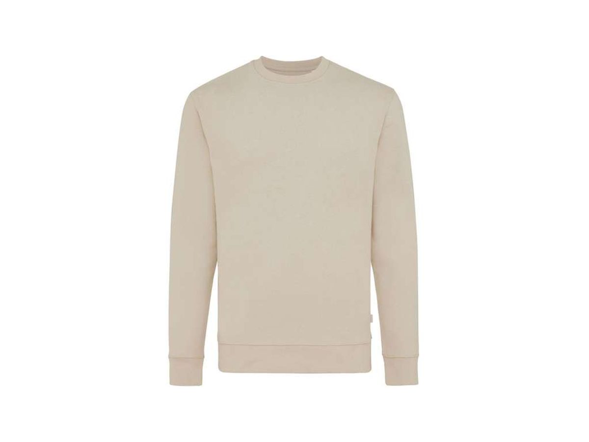 Iqoniq Zion Crew Neck Sweatshirt i Genanvendt Bomuld, Desert