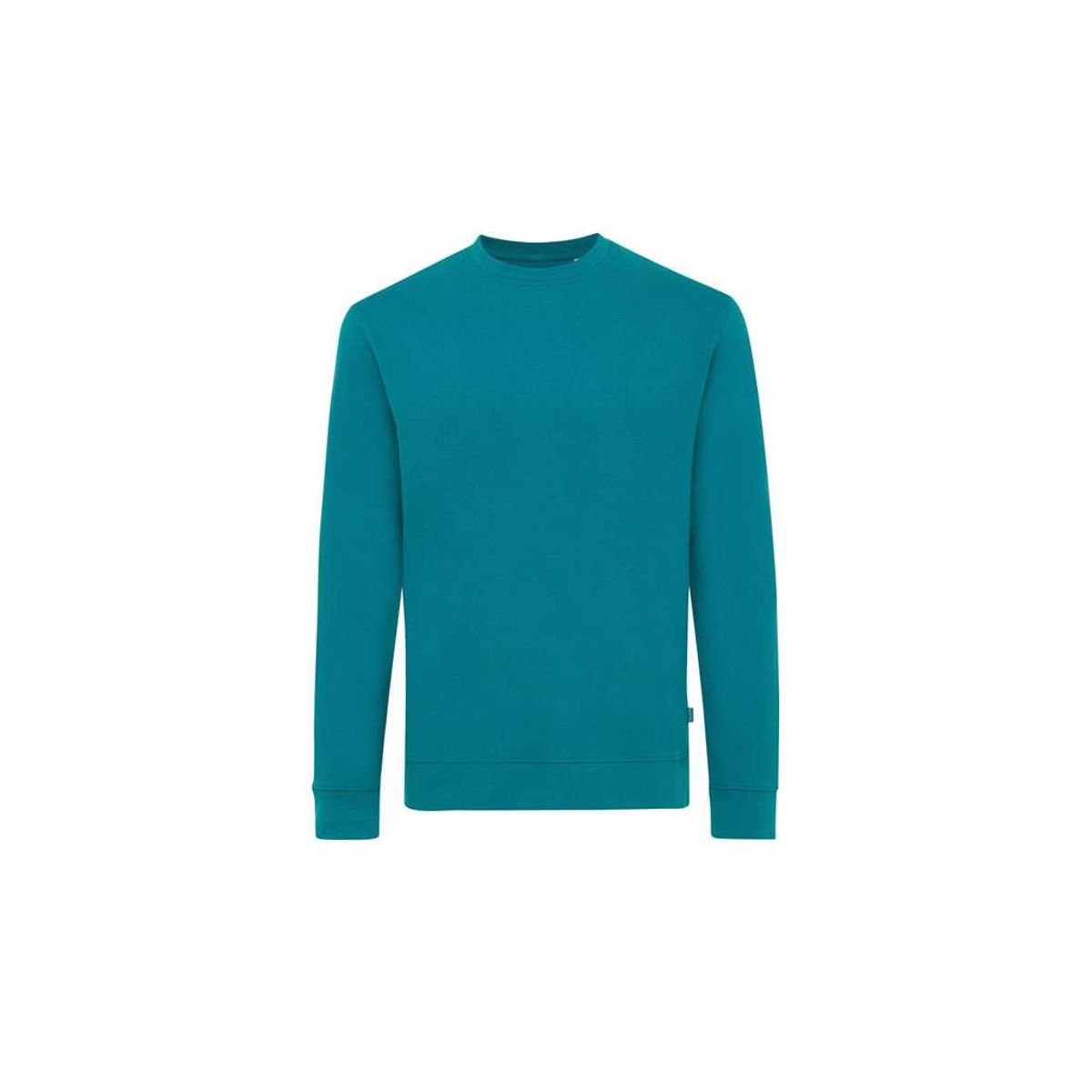 Iqoniq Zion Crew Neck Sweatshirt i Genanvendt Bomuld, Verdigris