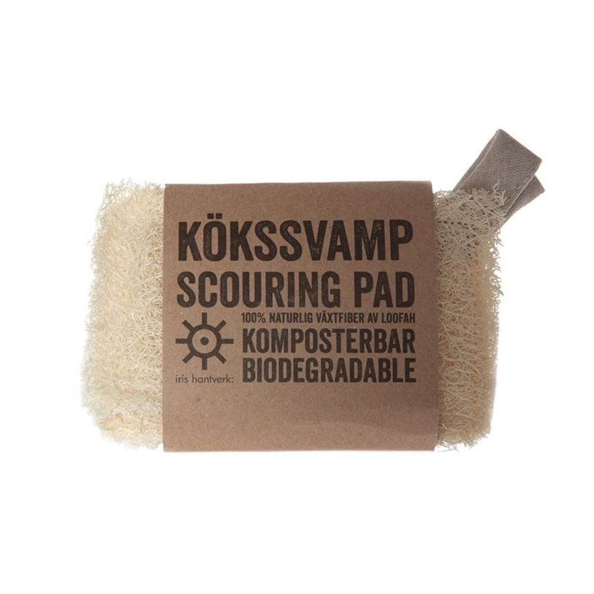 IRIS HANTVERK - LOOFAH SKURESVAMP (2 STK) - skuresvamp - Iris Hantverk - StudioBuus