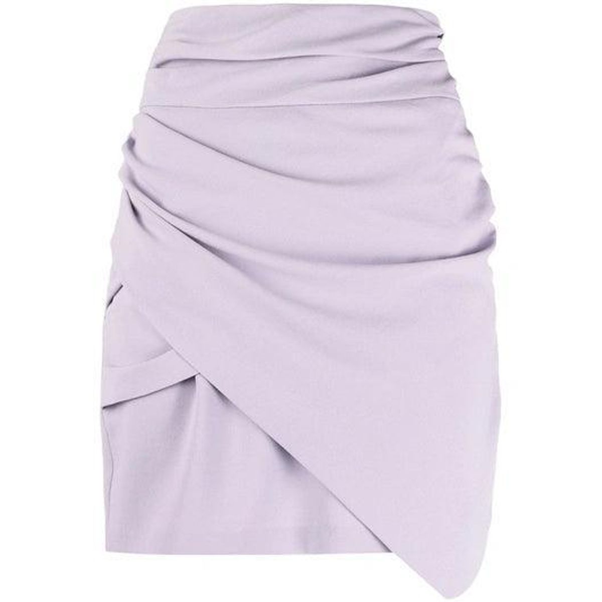 IRO Lannie Wrap Mini Skirt In Purple - M