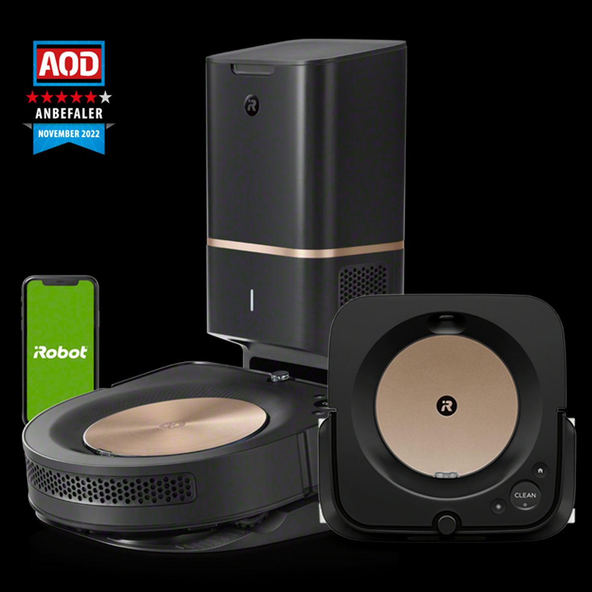 iRobot® Roomba® s9+ & Braava jet® m6 sort Bundle