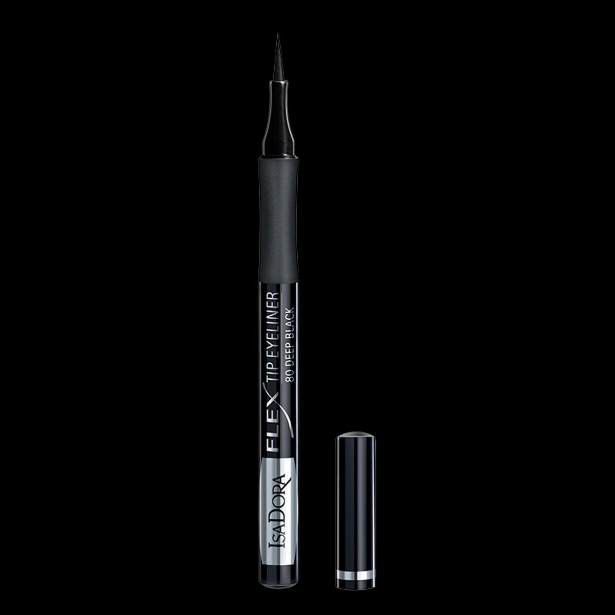 IsaDora Flex Tip Eyeliner 80 Deep Black (1 ml)