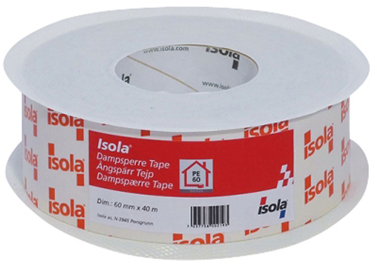 Isola dampspærre tape PE 50 50 mm - Rulle a 25 meter