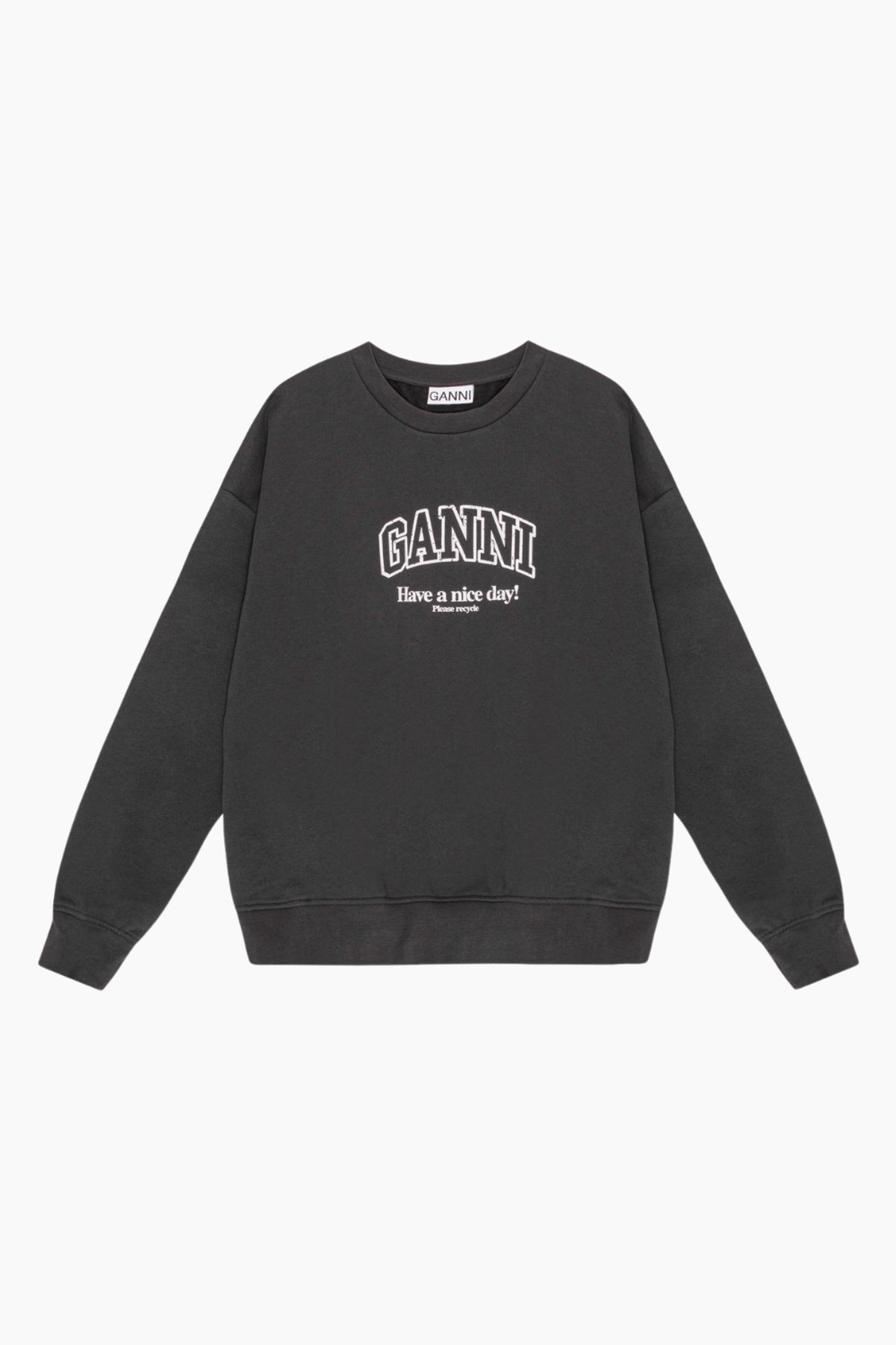 Isoli Oversized Sweatshirt T4014 - Phantom - GANNI - Grå L/XL