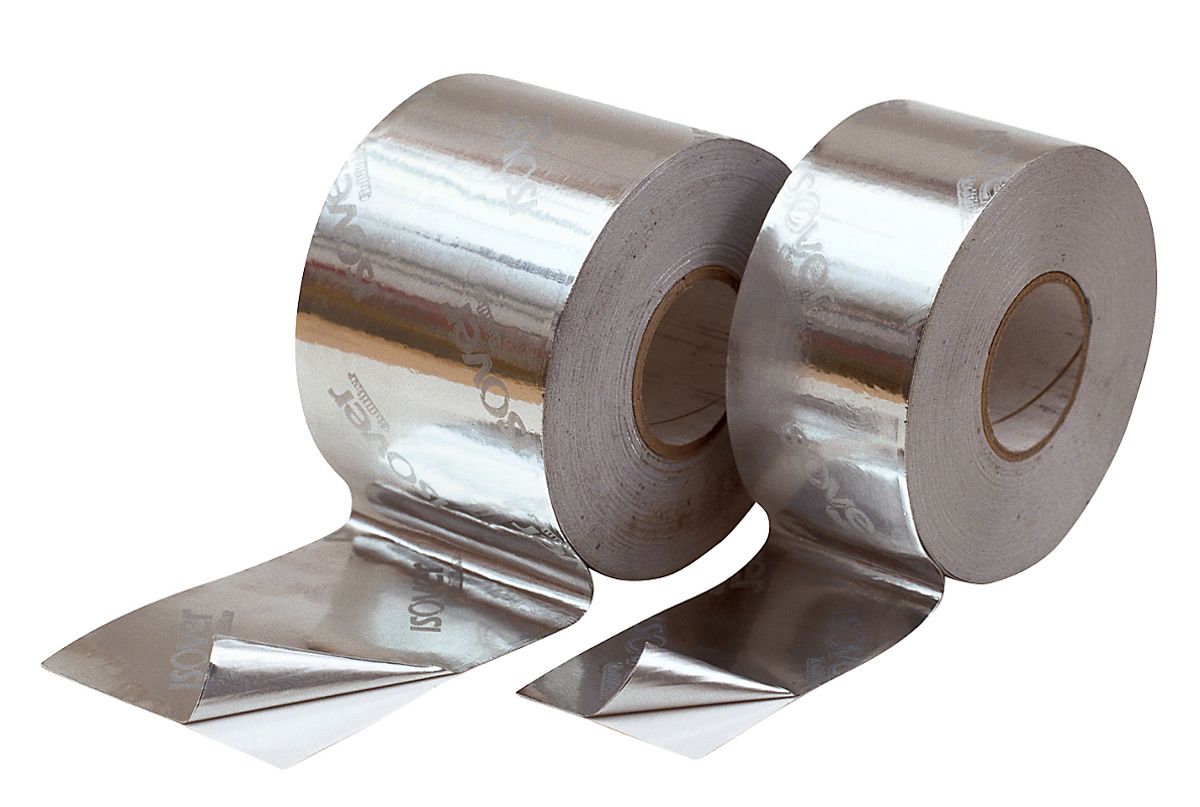 ISOVER aluminium tape 48mm. Rulle a 25 mtr.