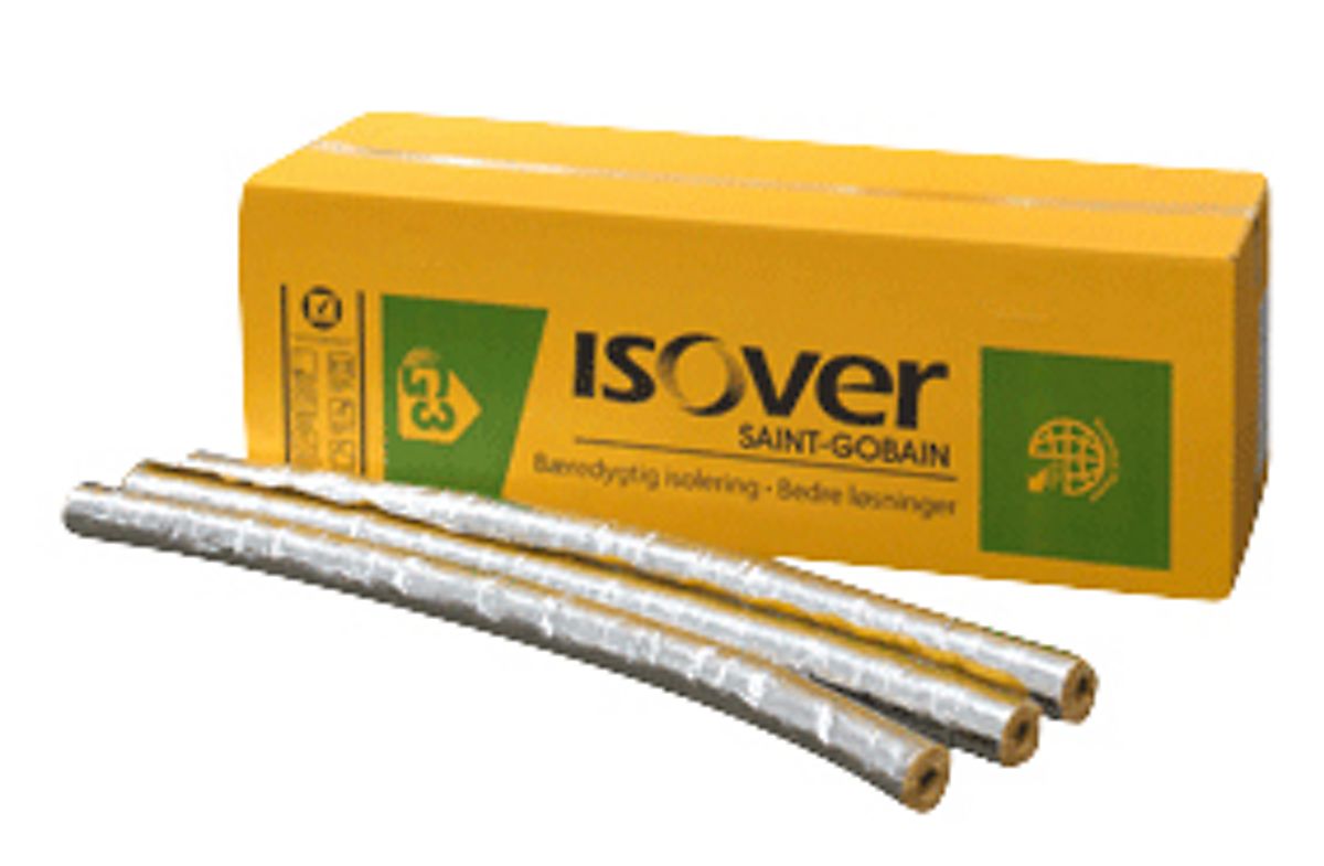 ISOVER BoaFlex Alu2 rørskål 22x30mm. 1.2mtr. Max. 150°C. Med tape