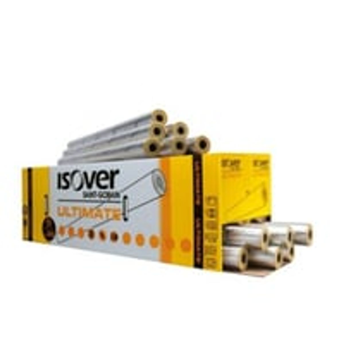 ISOVER Ultimate Protect S1000 rrskl, alubelgning, til brandgennemfring, indvendig 15 mm, isolering 30 mm, lngde 1200 mm