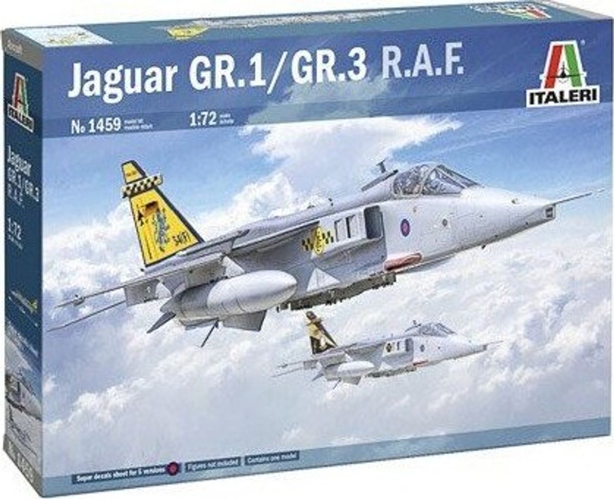 Italeri - 1:72 Sepecat Jaguar Gr.1-3 R.a.f - 1459s