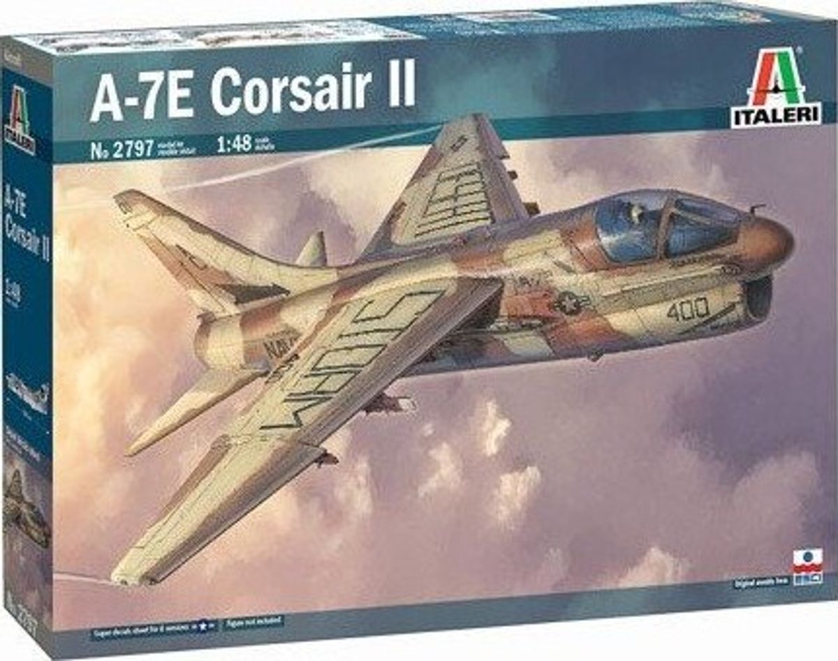 Italeri - A-7e Corsair Ii Fly Byggesæt - 1:48 - 2797