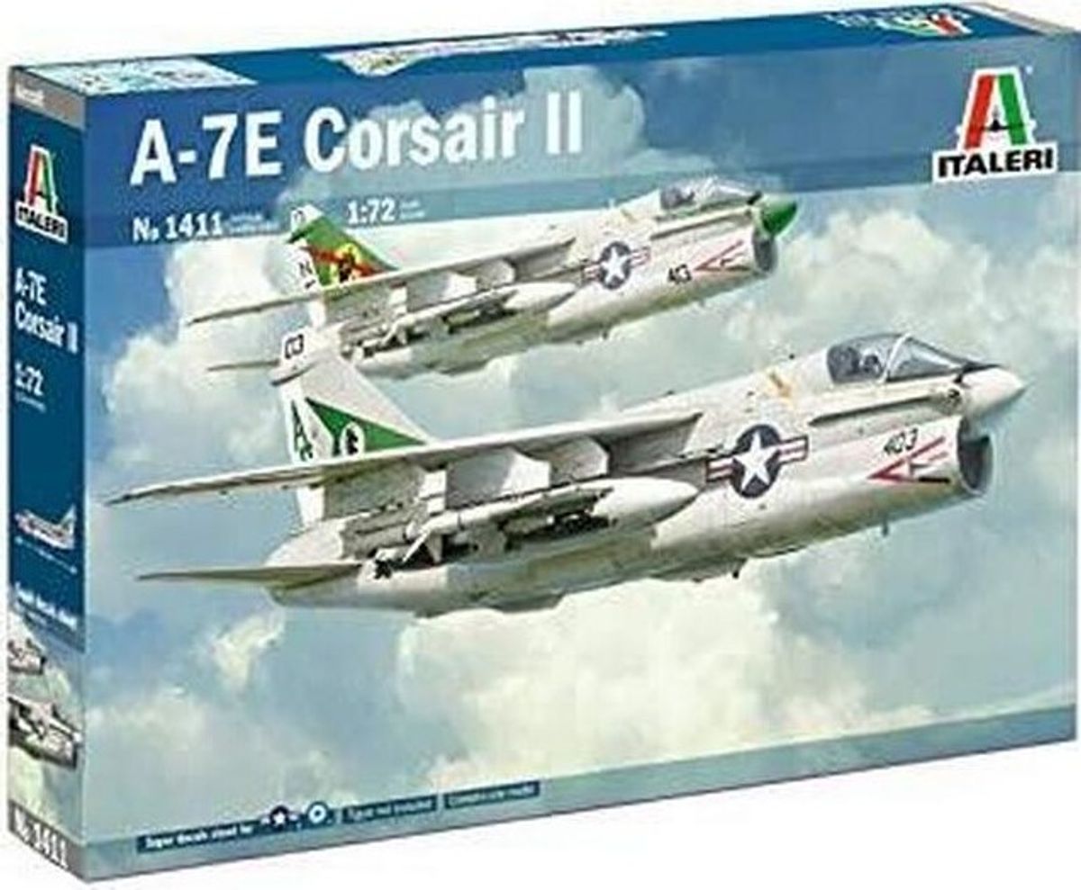 Italeri - A-7e Corsair Ii Fly Byggesæt - 1:72 - 1411