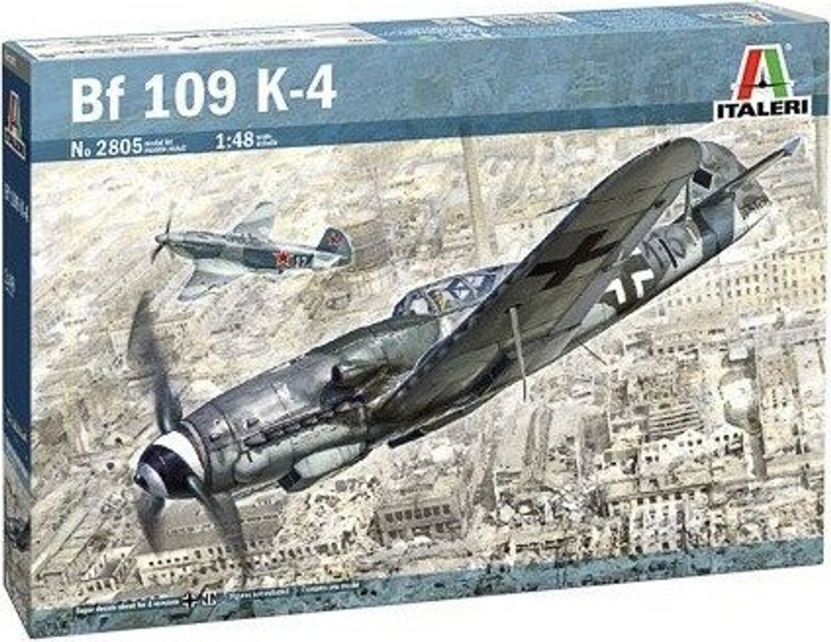 Italeri - Bf 109 K-4 Fly Byggesæt - 1:48 - 2805