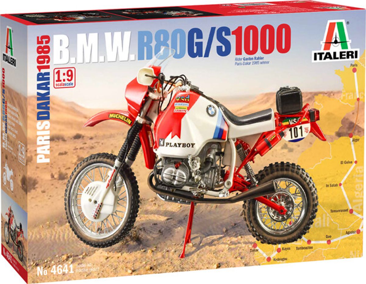 Italeri - Bmw R80 Gs Byggesæt - Paris Dakar 1985 - 1:9 - 4641