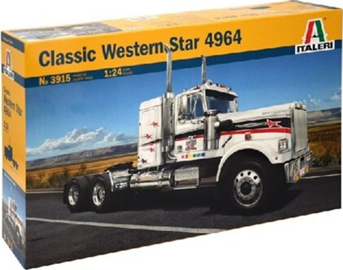 Italeri - Classic Western Star 4964 Truck Byggesæt - 1:24 - 3915s