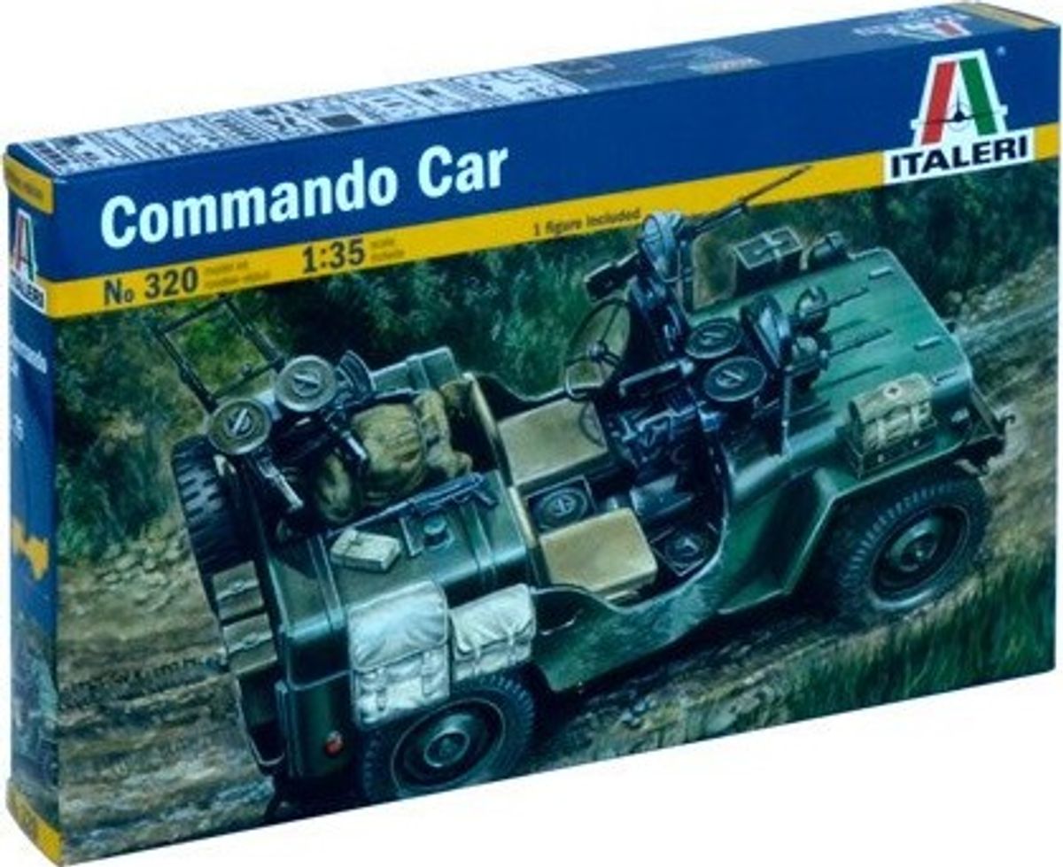 Italeri - Commando Car Byggesæt - 1:35 - 0320s