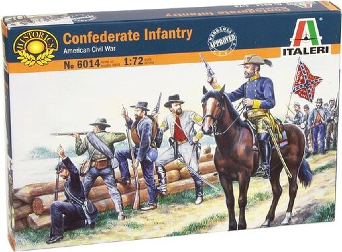 Italeri - Confederate Infantry - American Civil War - 1:72 - 6014s