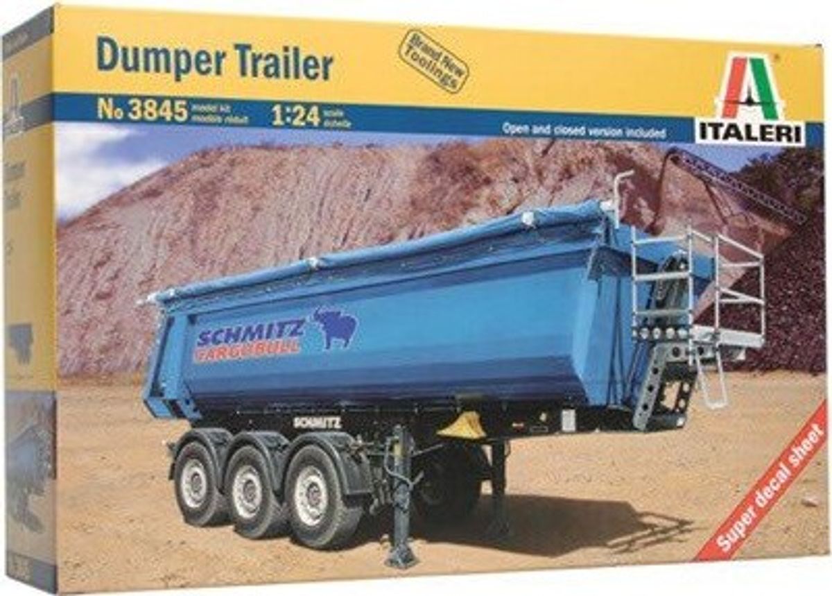 Italeri - Dumper Trailer Byggesæt - 1:24 - 3845