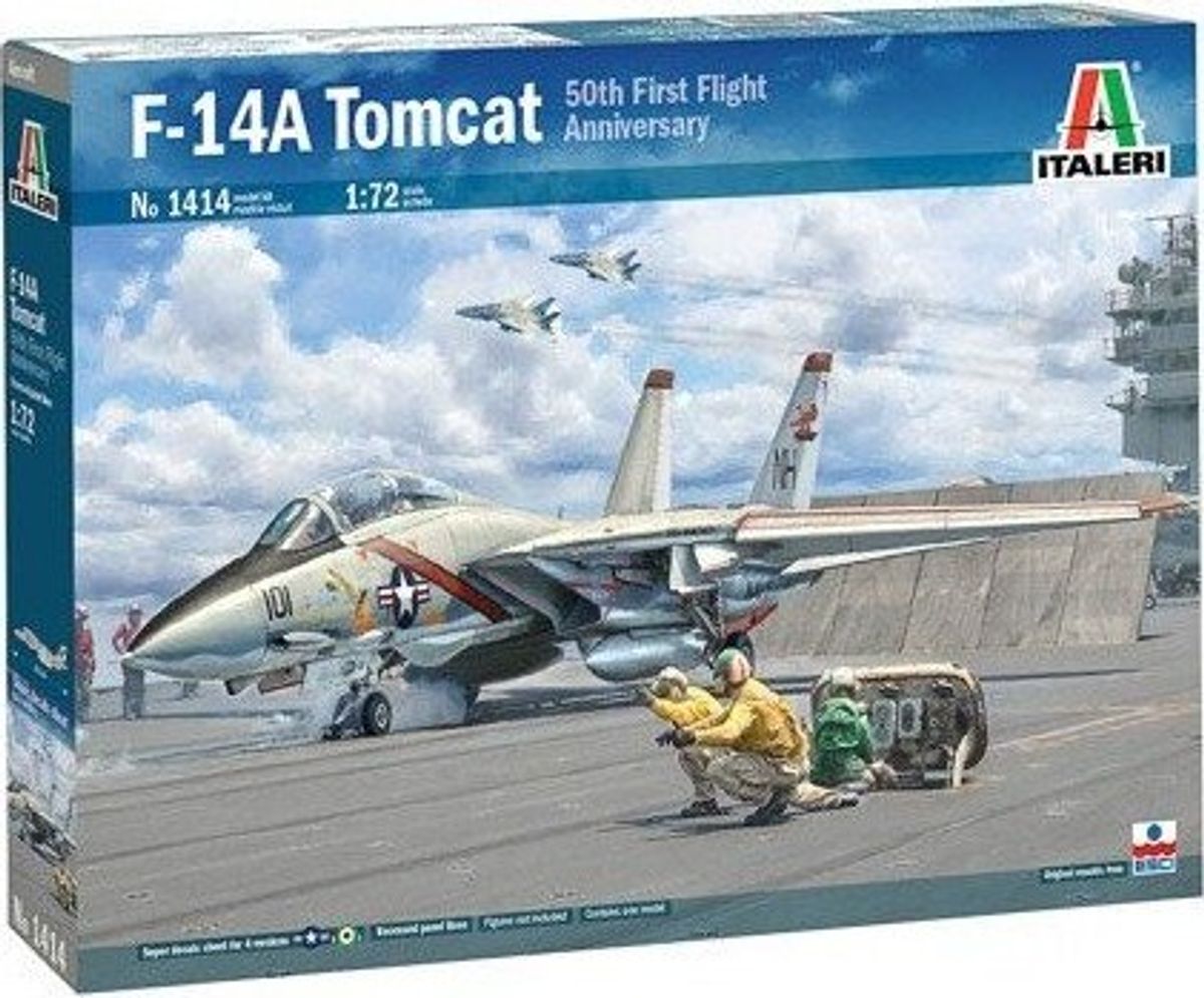 Italeri - F-14a Tomcat Fly Byggesæt - 1:72 - 1414