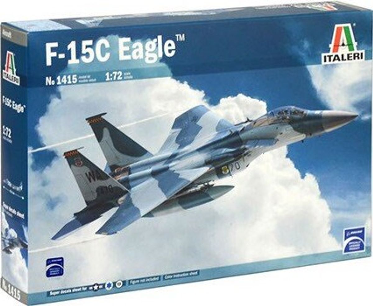 Italeri - F-15c Eagle Fly Byggesæt - 1:72 - 1415