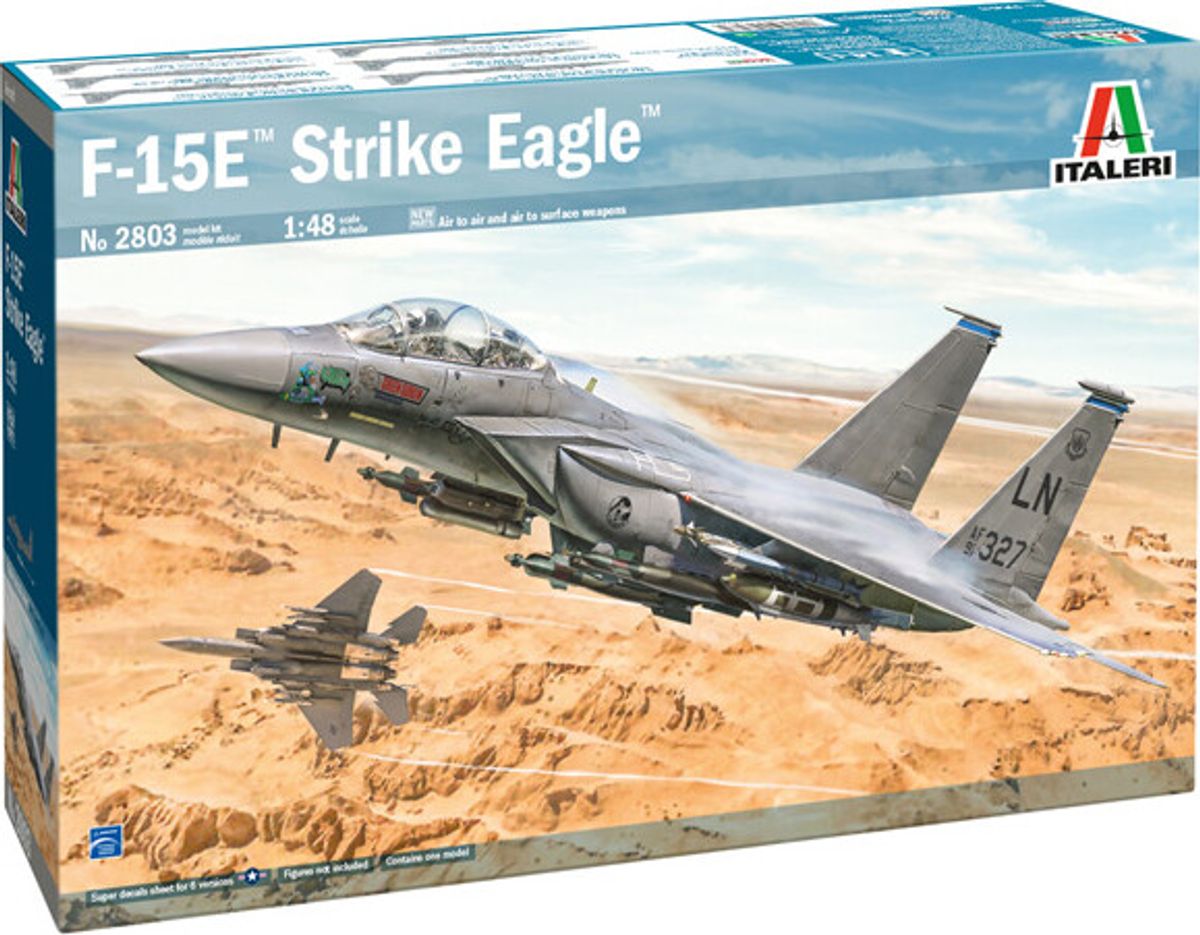 Italeri - F-15e Strike Eagle Fly Byggesæt - 1:48 - 2803