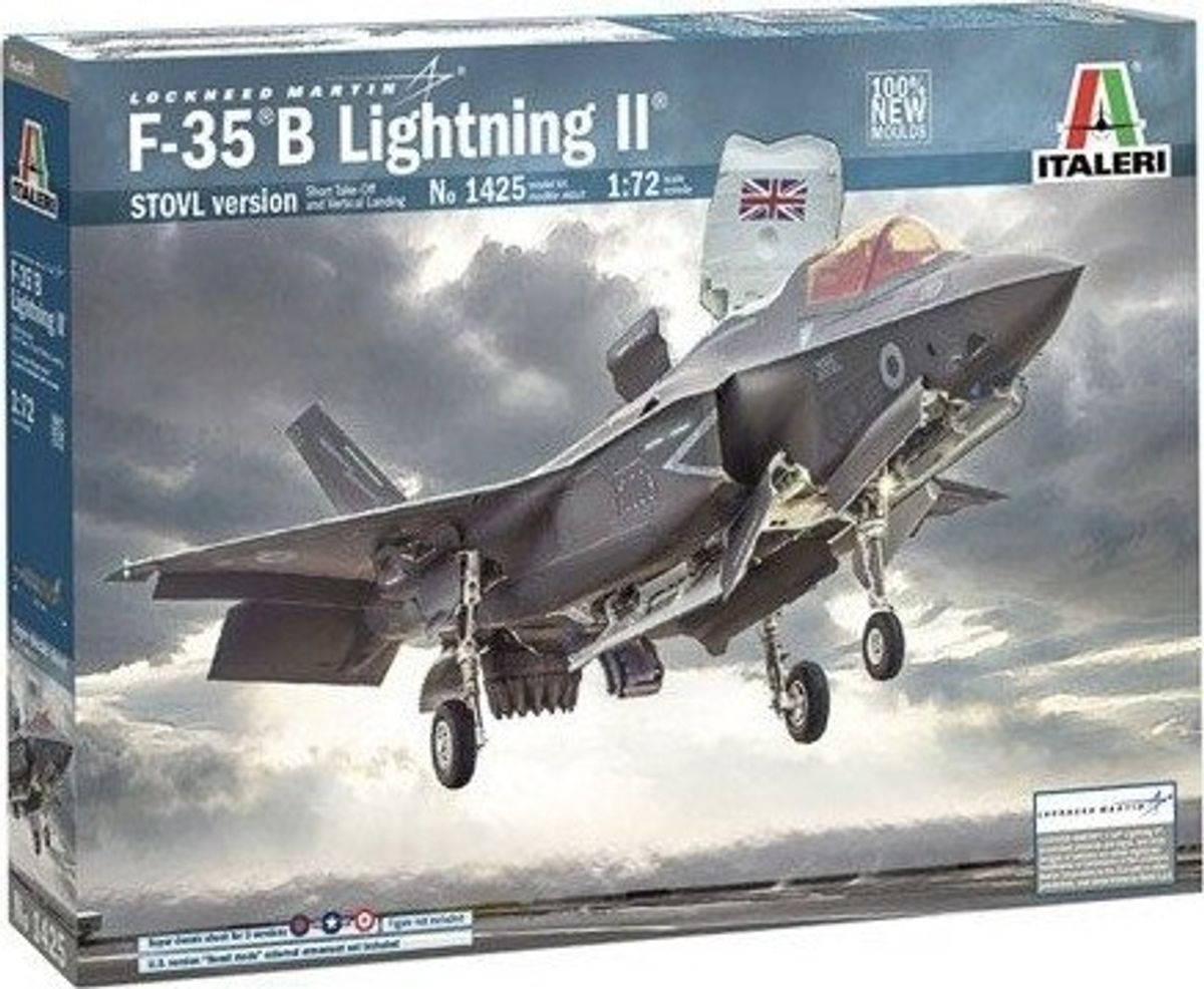 Italeri - F-35b Lightning Ii Fly Byggesæt - 1:72 - 1425