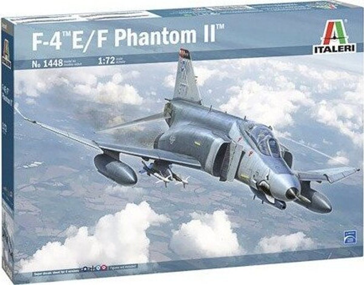 Italeri - F-4 Phantom Ii Fly Byggesæt - 1:72 - 1448