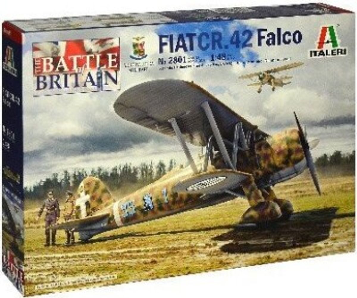 Italeri - Fiat Cr 42 Falco Fly Byggesæt - 1:48 - 2801