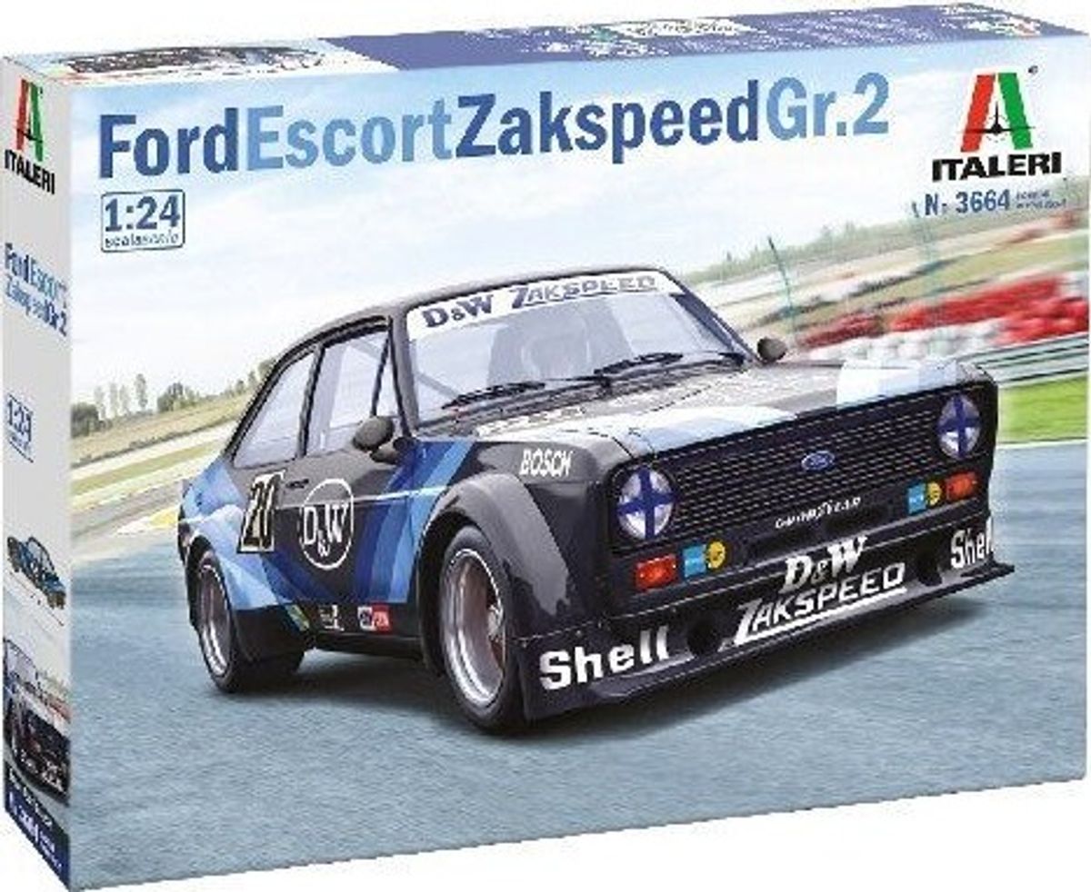 Italeri - Ford Escort Bil Byggesæt - 1:24 - 3664