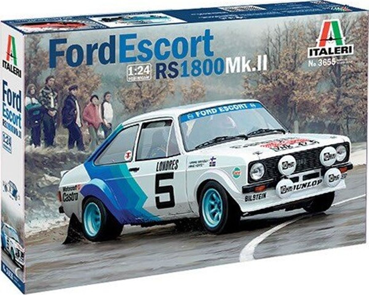 Italeri - Ford Escort Rs1800 Mk.ii Byggesæt - 1:24 - 3655