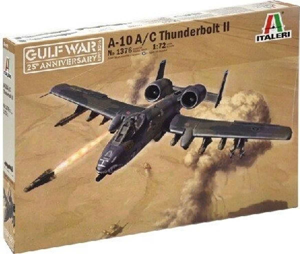 Italeri Gulf War - A-10 Thunderbolt Ii Fly Byggesæt - 1:72 - 1376