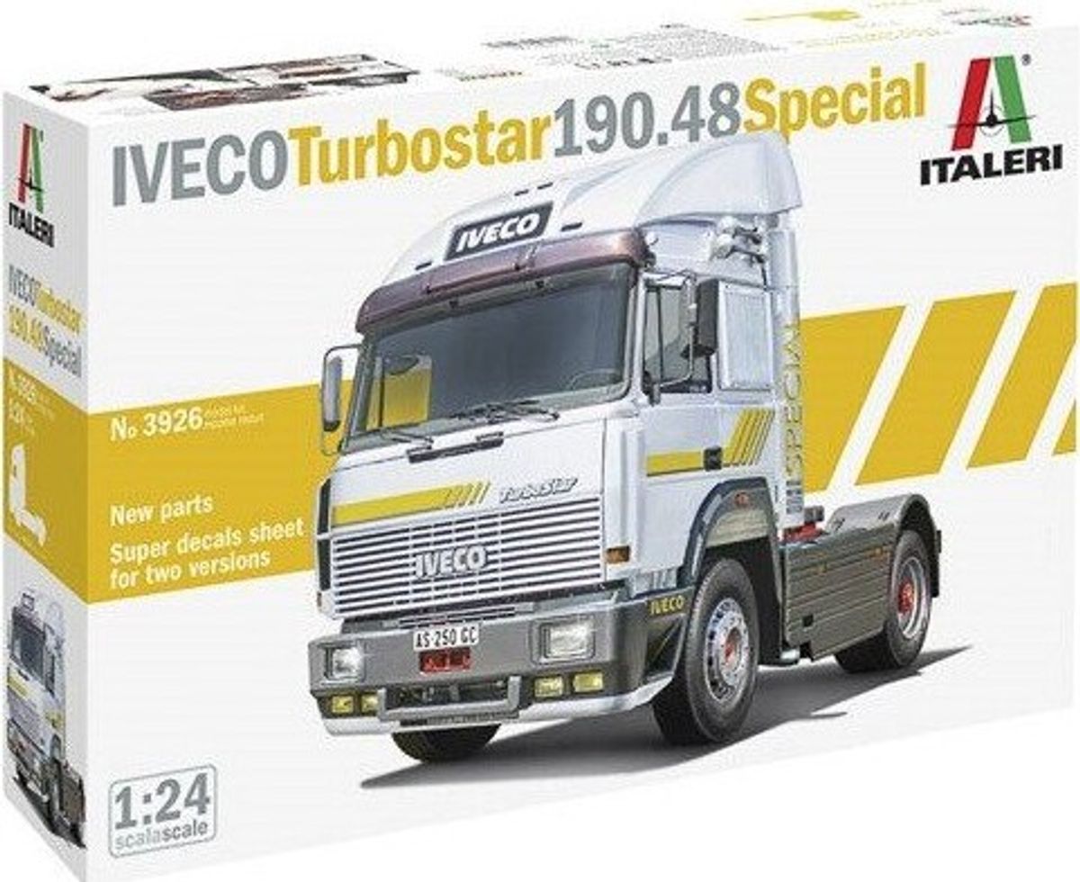 Italeri - Iveco Turbostar 190.48 Lastbil Byggesæt - 1:24 - 3926