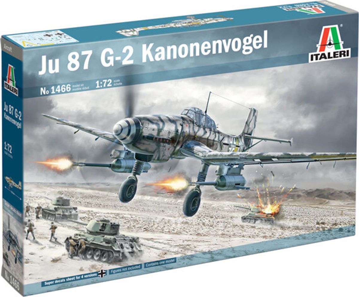 Italeri - Ju 87 Kanonenvogel Fly Byggesæt - 1:72 - 1466