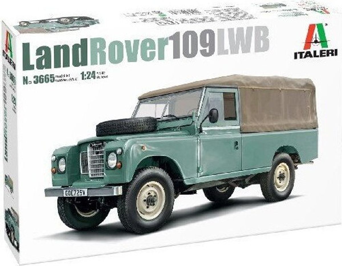 Italeri - Land Rover Bil Byggesæt - 1:24 - 3665